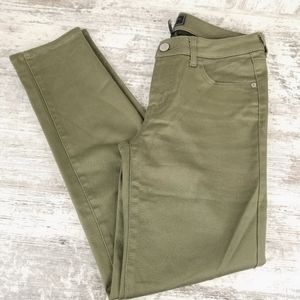 Dusky Green Skinny Jeans by Celebrity Pink, 7/28S